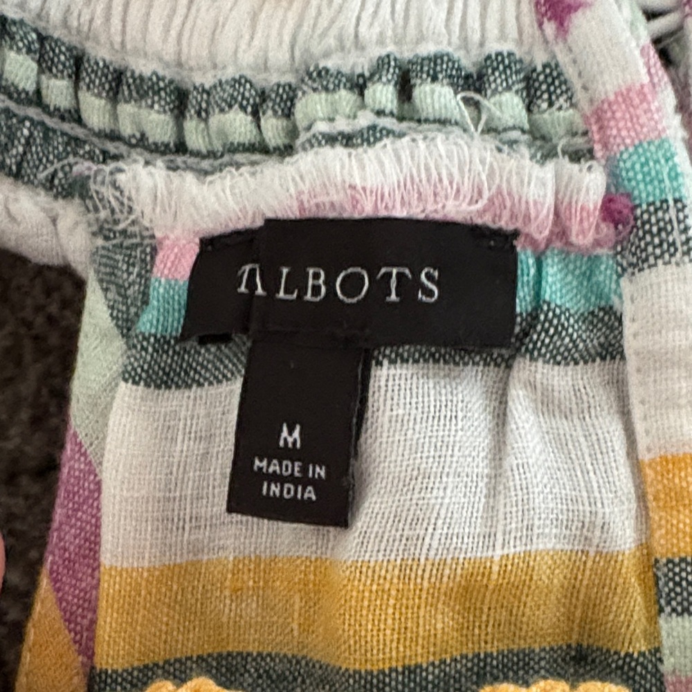 Talbots Multicolor Striped Top - Picture 2 of 4